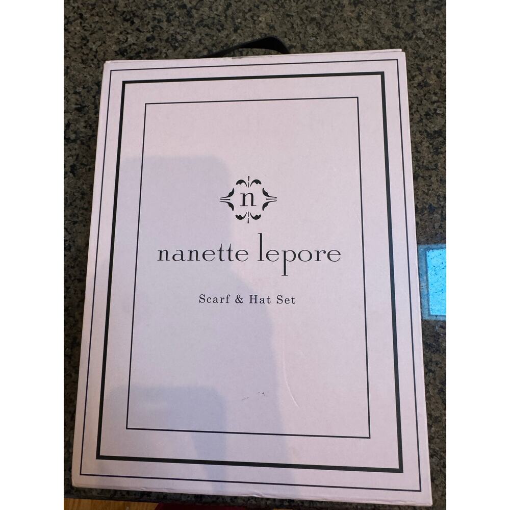 Nanette Lepore Beanie & Scarf Set - New in Box - Picture 2 of 4